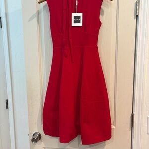 Aliava Leslie Red dress